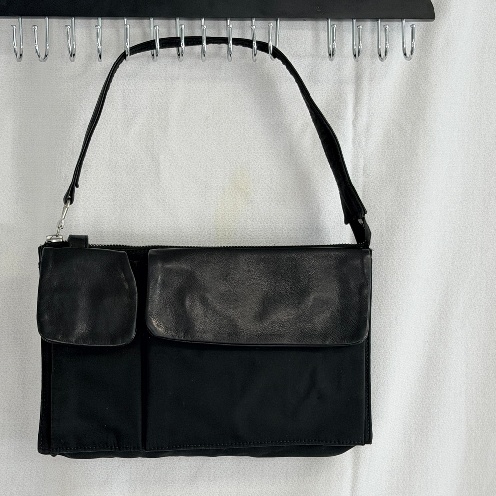 Johnny Farah New York Chic Short Shoulder to Wristlet Handbag with Flap Pockets
